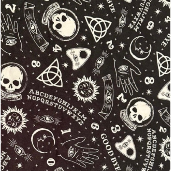 Queen size Ouija Board sheet set - Picture 1 of 4